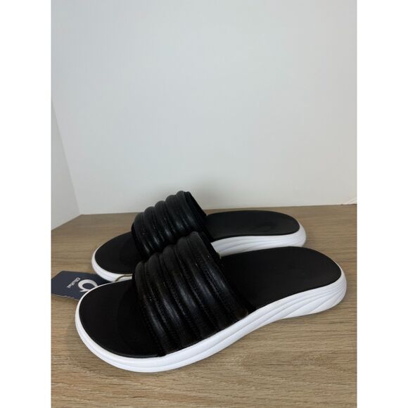 OluKai Komo Slide Sandals Black Men’s Size 10 Non-Marking Sole New - Picture 3 of 8